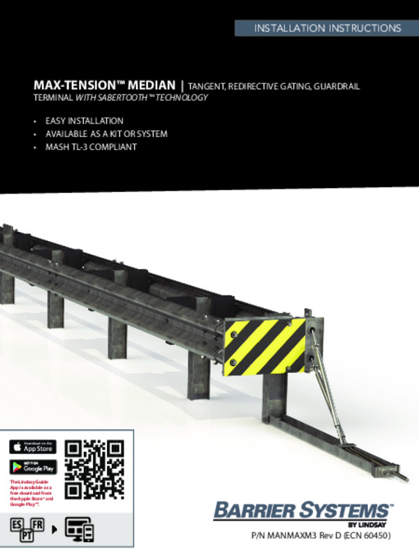 MAX-Tension Median Installation Manual